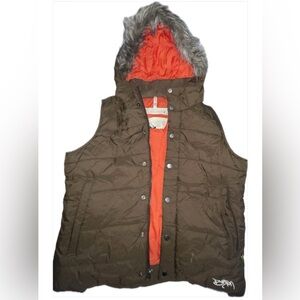 Burton Brown and Orange Ski Jacket